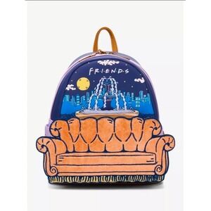 Loungefly Friends tv show themed mini backpack couch